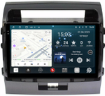 Магнитола для Toyota Land Cruiser 200 2007-2015 (экран климата внизу) - RedPower 200 Android 10, QLED+2K, ТОП процессор, 6Гб+128Гб, CarPlay, SIM-слот