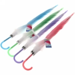 Зонт-трость женский «Градиент» микс 4 цвета, 8 спиц, d-92см, длина в слож. виде 72см