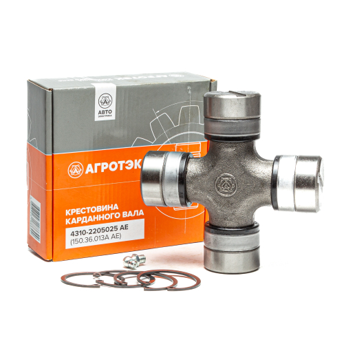 Крестовина карданного вала в сборе (50х155), КамАЗ, КРАЗ, МАЗ, БЕЛАЗ, ХТЗ (ан. 4310-2205025)