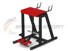 Обратная гиперэкстензия Spektr Sport с отягощением (свободный вес)