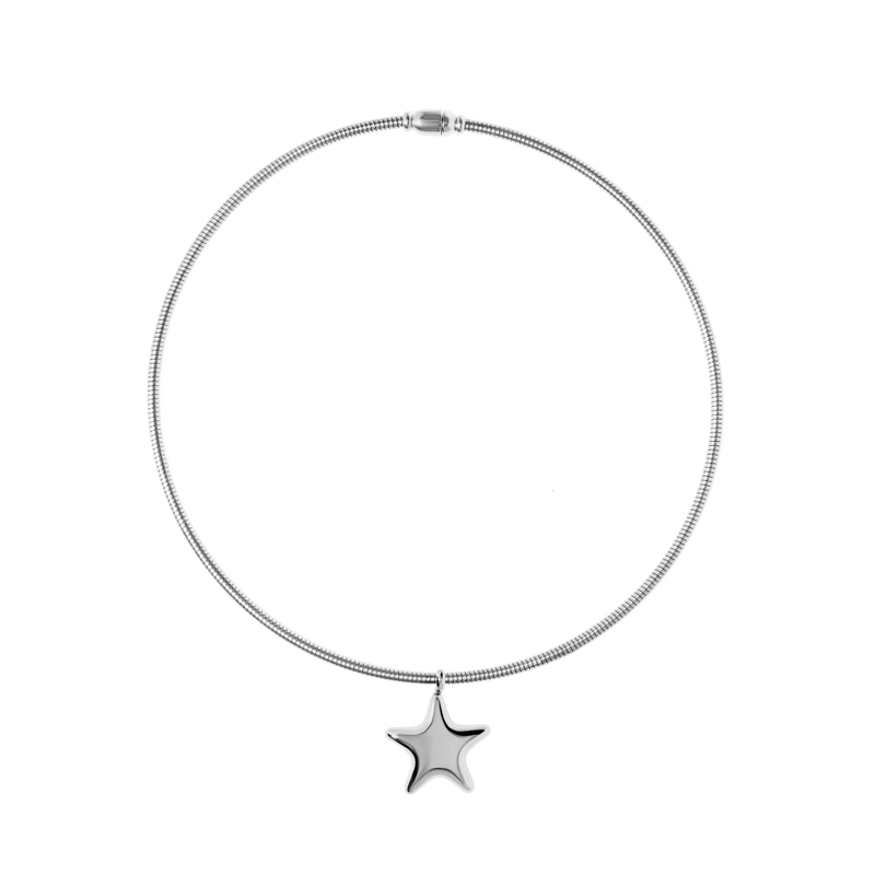 Колье Звезда в Рамке – Серебро