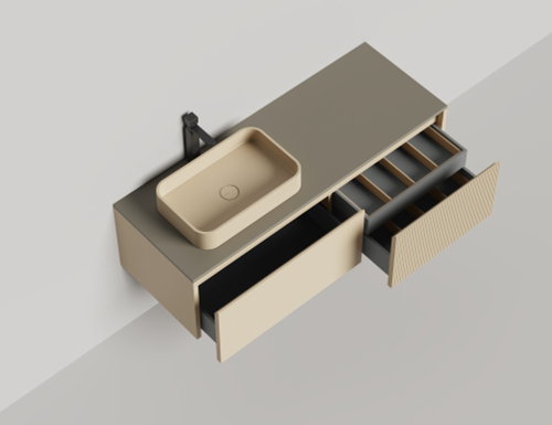 Подвесная тумба Domino 1400, эмаль