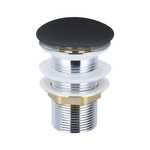 Раковина накладная CULTO TOR 590*370*130 прямоугольная белая с донным клапаном (черный)