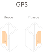 Дверь в душевой проем Vegas Glass GPS профиль глянцевый хром, стекло сатин