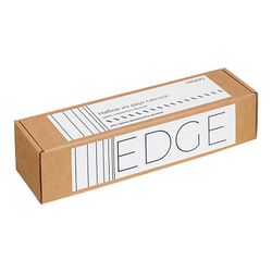 Набор из двух свечей молочно-белого цвета из коллекции Edge, 24,5 см