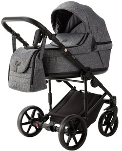 Детская коляска Adamex Locco Light 2 в 1 LL-TK06 TIP (ТЕМНО-СЕРЫЙ)