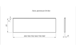 Фронтальная панель Акватек 180 (к ваннам Афродита, Лея, Ника, Феникс, Леда, Мия, Ника, София, Лайма, Калибри, Либра, Оберон)