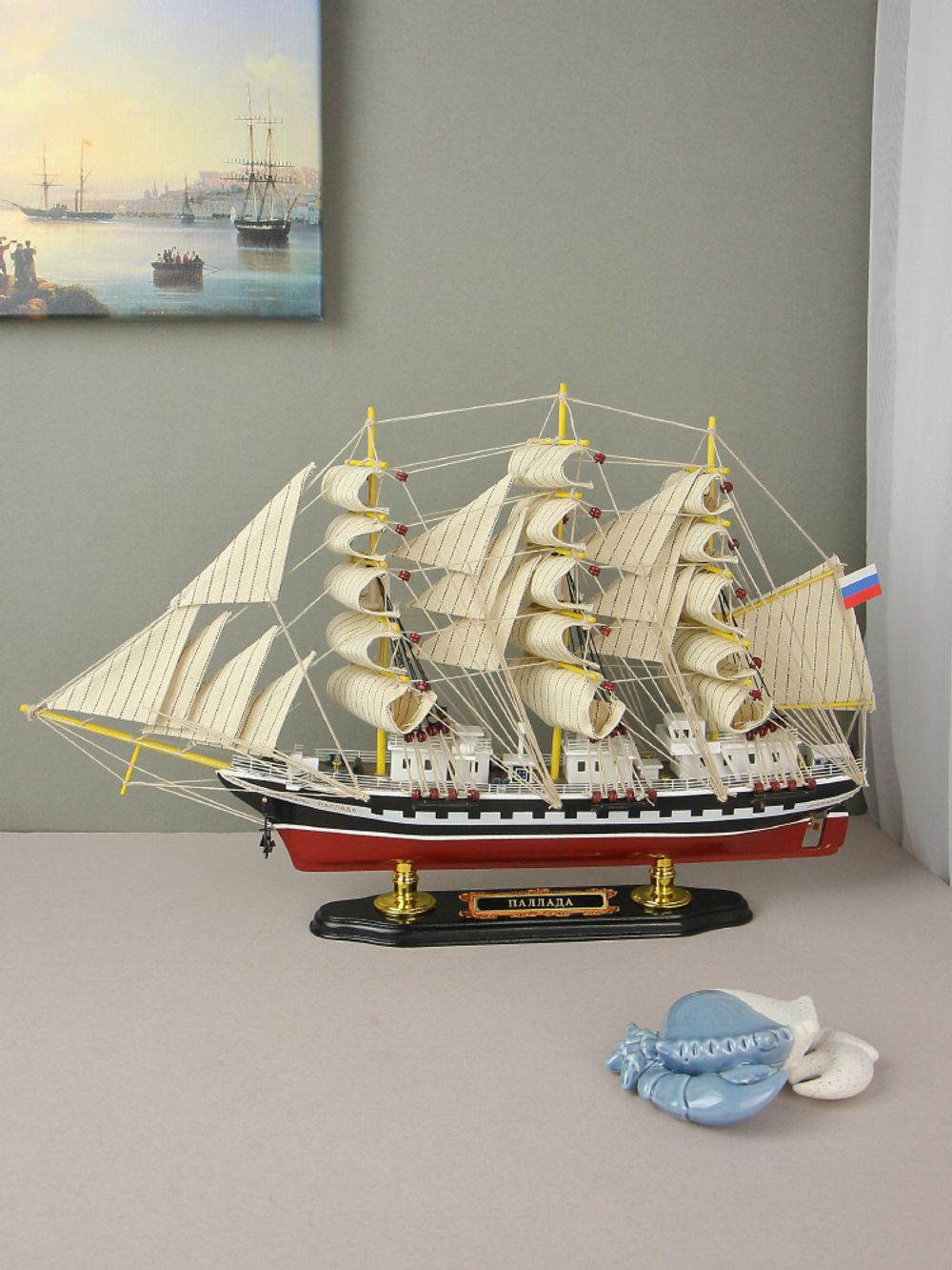 Meteor Lights Модель парусника Паллада, 52 см