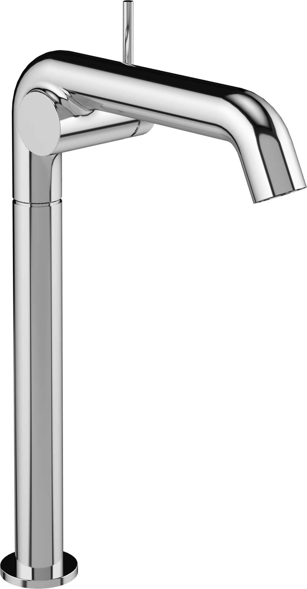 Смеситель для раковины STWORKI Лунд S25025CR + донный клапан SD-001CR хром