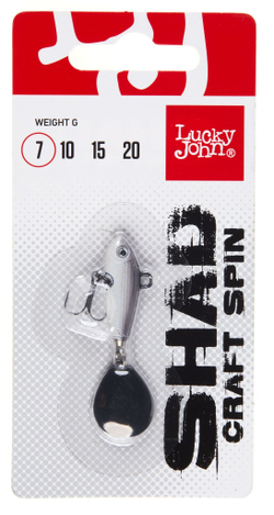 Тейл-спиннер Lucky John SHAD CRAFT SPIN 7г, цвет 017