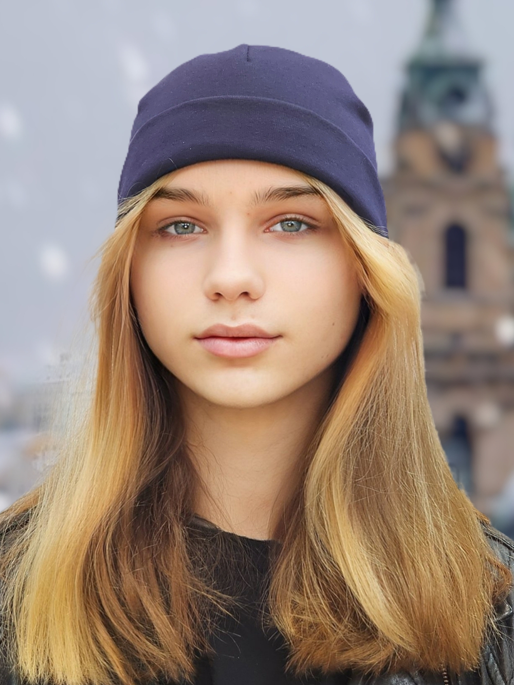 Шапка ТОКИО двойная хлопковая мягкая