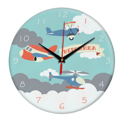 Часы именные с надписью "Вероника" Декор для дома, подарок