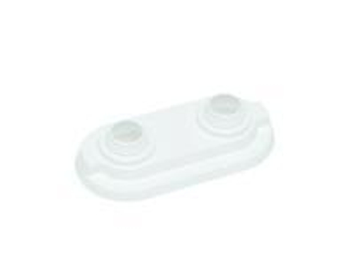 Накладка декоративная для 2 мет. трубок Дн 15