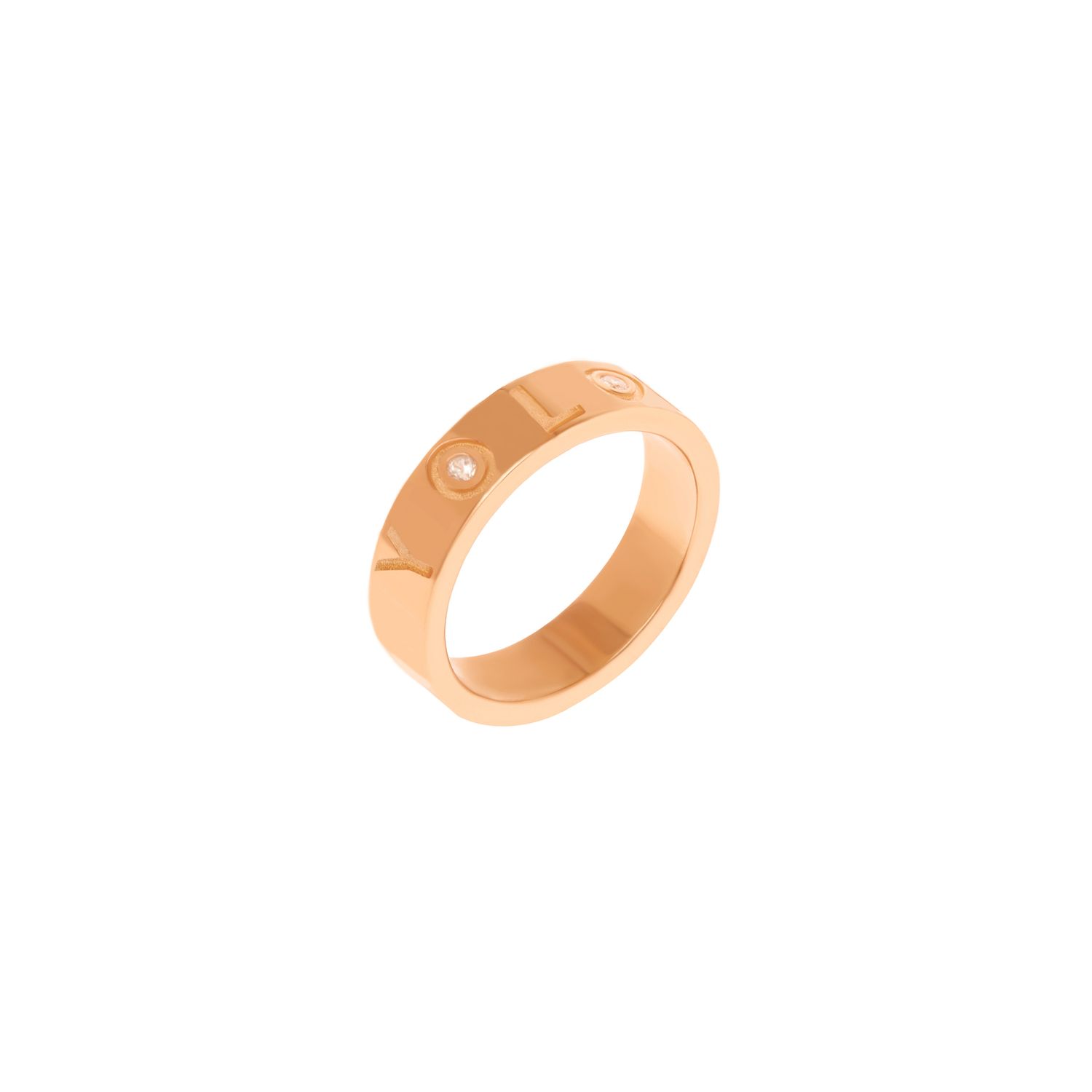 Кольцо Reminder Ring – YOLO Rose Gold