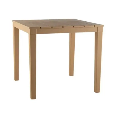 Стол Прованс квадратный 80см 4 ножки бежевый 800х800х715мм