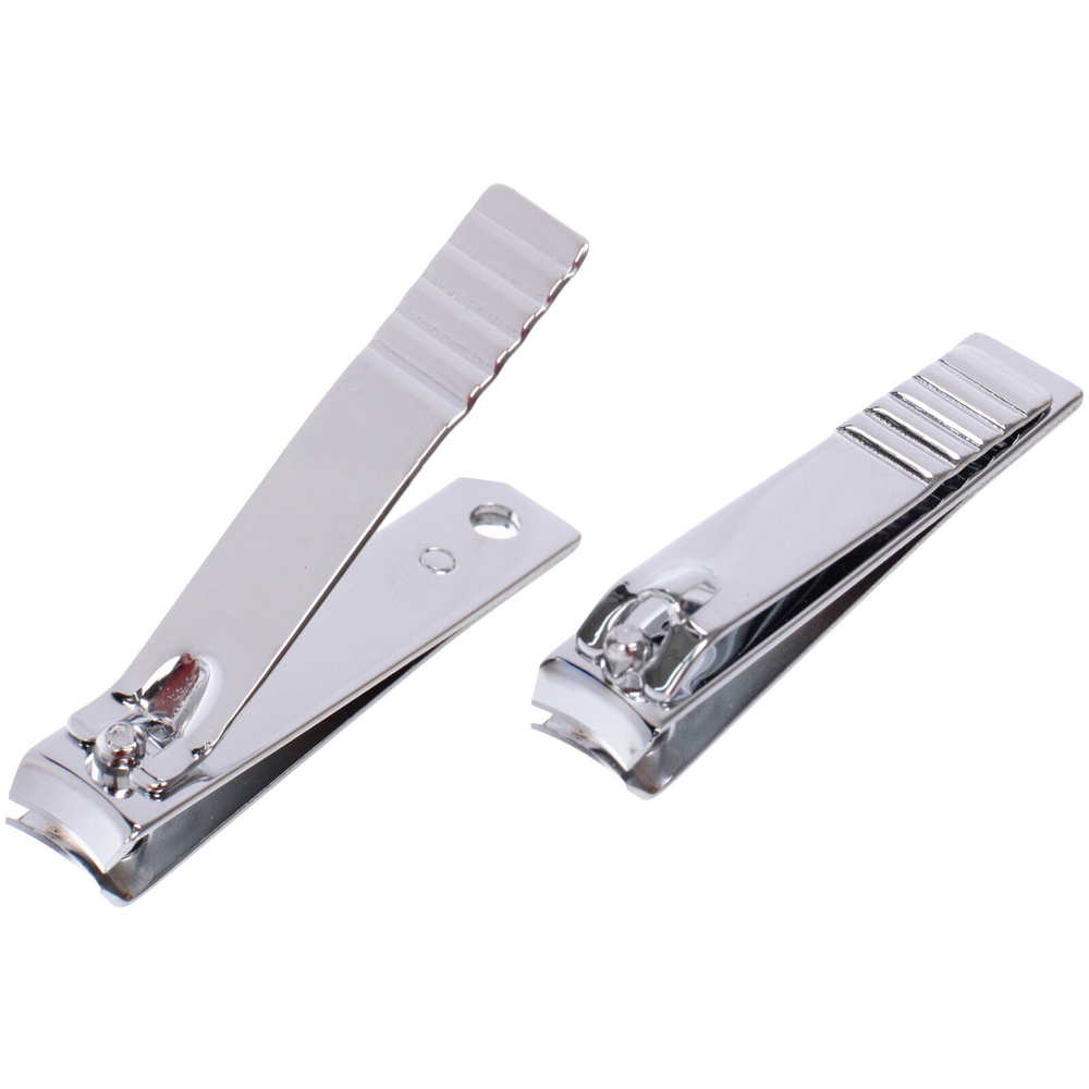 Кусачки для ногтей на блистере «Ultramarine», цвет металл, ребристый, 5,5см