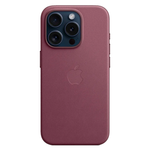 Тканевый чехол с поддержкой MagSafe Apple FineWoven Case для iPhone 15 Pro, Mulberry (Красная шелковица)