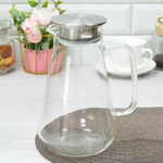 Чайник заварочный 1,6л термостойкое стекло "Кувшин LZ"