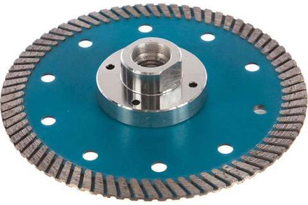 125 Диск алмазный турбо Trio-Diamond Flange125*10*M14 толщина реж. кромки 2.4 mm