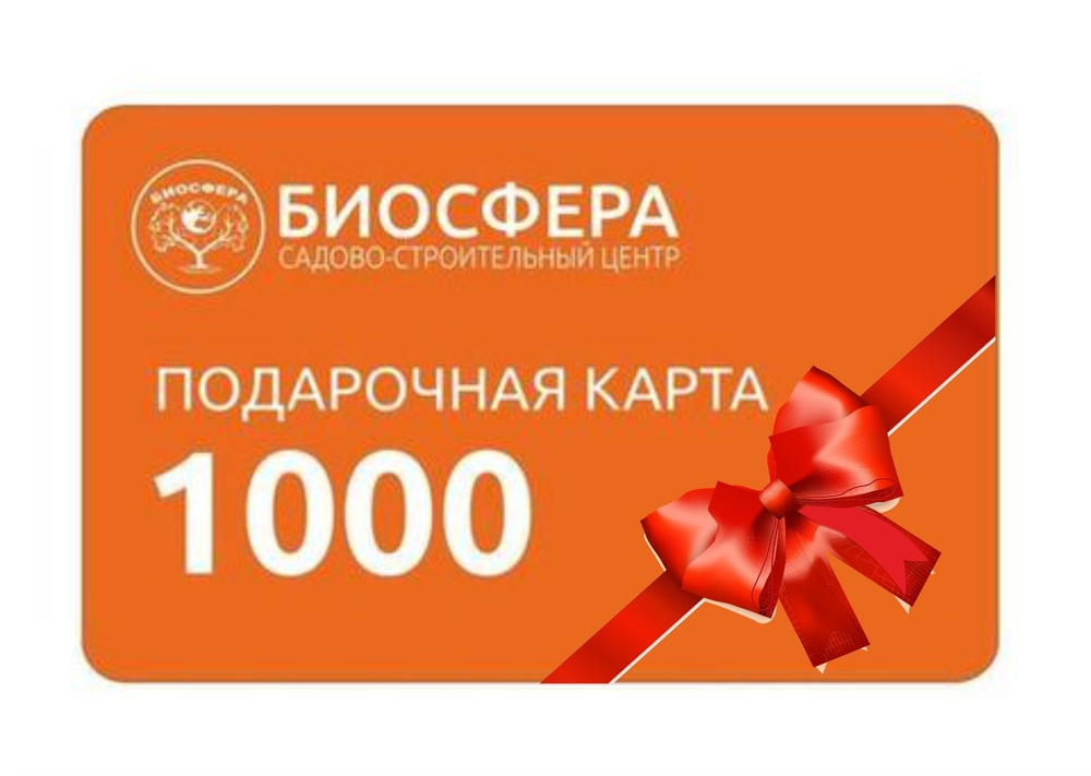 Подарочная карта 1000 рублей