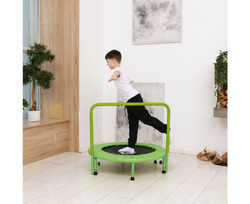 Батут с поручнем DFC JUMPFIT 36'' зеленый