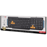 Клавиатура Crown CMK-483 проводная, USB, черный