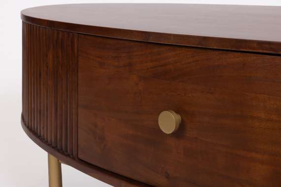 Кофейный стол Elegant из дерева манго, 120х40 см