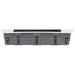 Корпус пластиковый встраиваемый ЭРА TREND ЩРВ-П-36 IP40 прозрачная крышка белый | Корпуса пластиковые