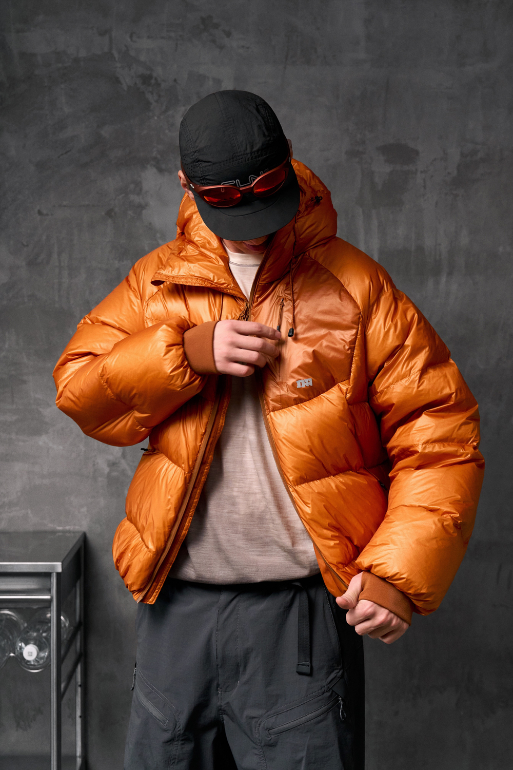 Куртка Nothomme Chasing The Light Down Jacket "Sunrise Orange"
