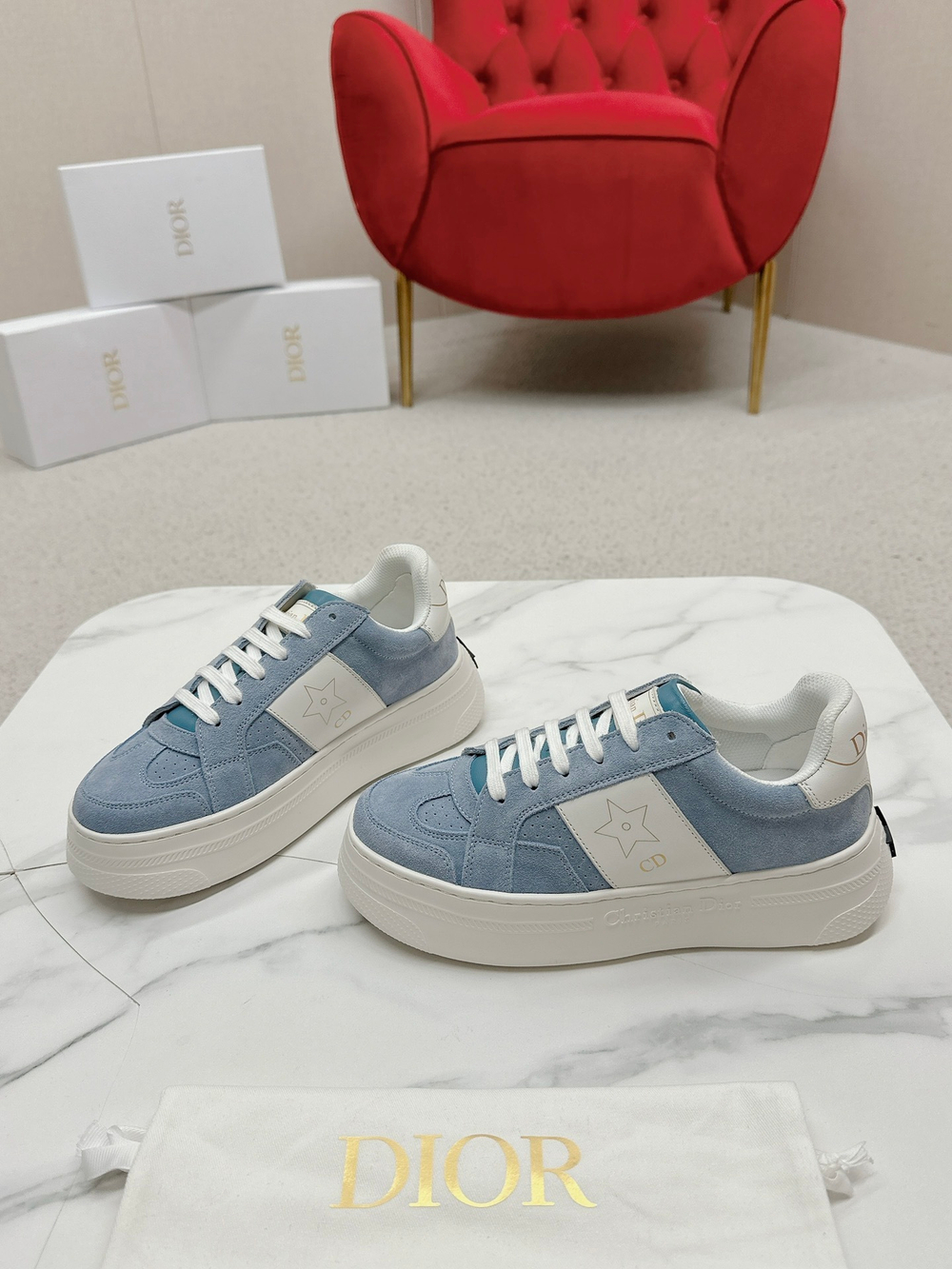 Christian Dior Star Platform Sneaker