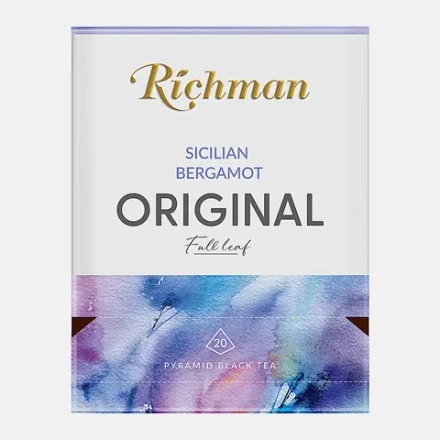 Чай чёрный Richman Sicilian Bergamot бергамот 20пир