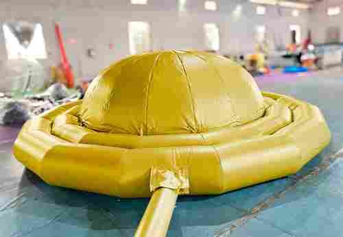 Надувное оборудование «Надувной живот» 3*3*1,2 м, жёлтый