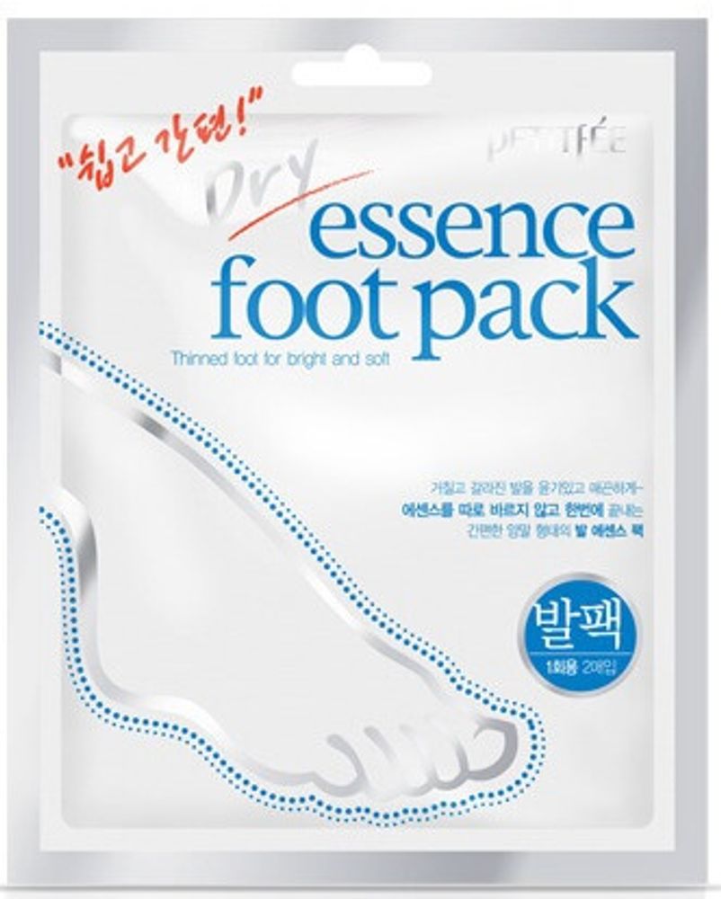 Маска-носочки для ног с сухой эссенцией Petitfee Dry Essence Foot Pack