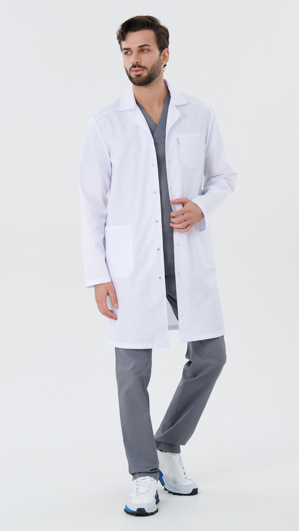 Халат медицинский Петр CVC на кнопках