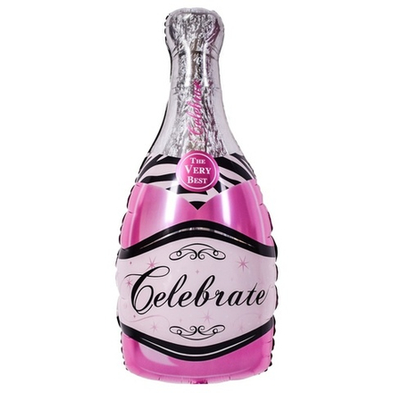 Мини Фигура Falali Бутылка Шампанского розовый #180591P