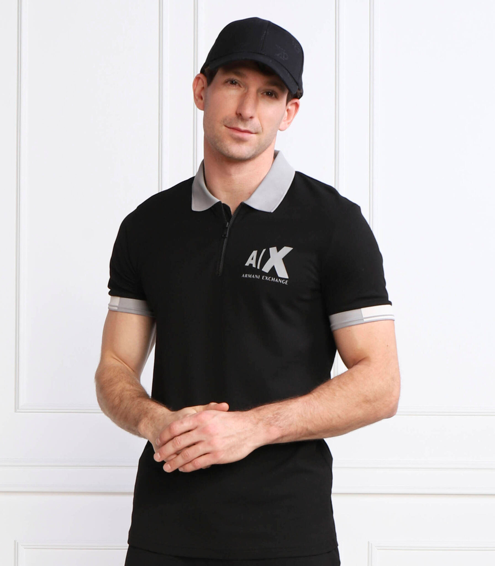поло Armani Exchange - черный(3RZFFA ZJYCZ)