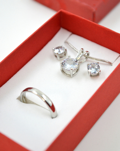 Футляр картонный прямоугольный, ассорти (6х4шт), серия "Подарочная" (№16)