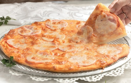 Пицца с ветчиной (450 гр)