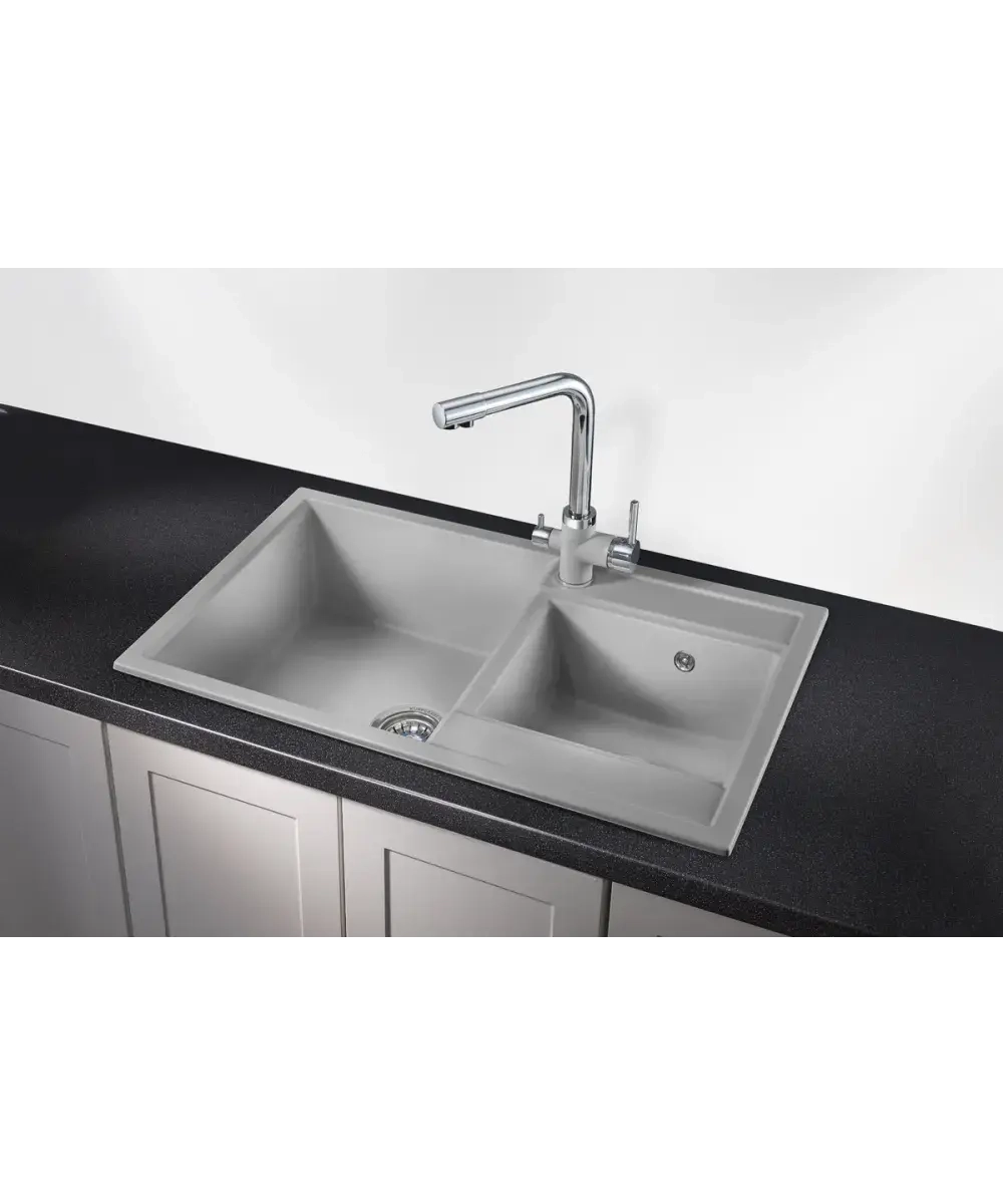 Кухонная мойка Kuppersberg MODENA 80 NL 1,5B GREY ROCK фото 2