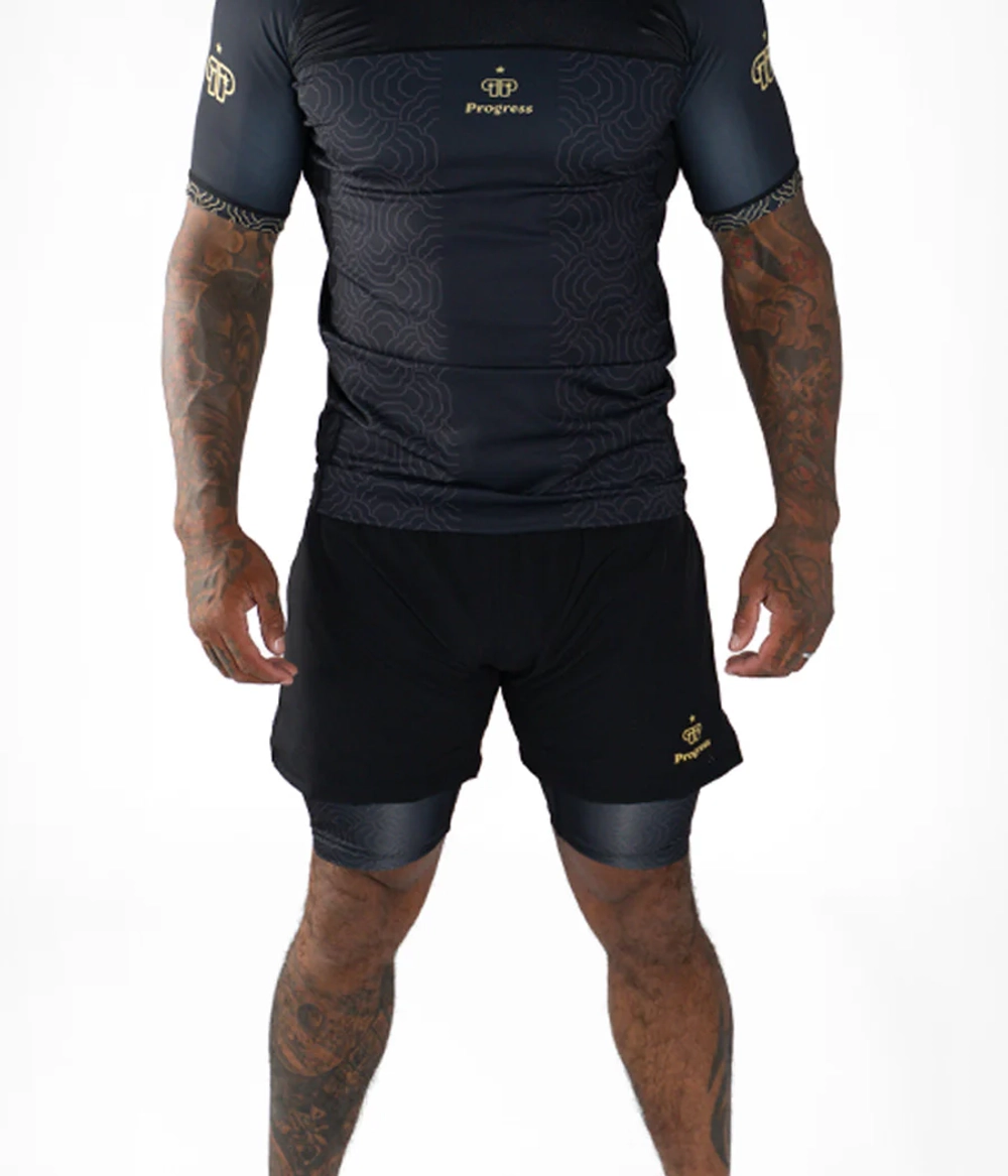 Шорты Progress Athlete Hybrid Shorts - Black