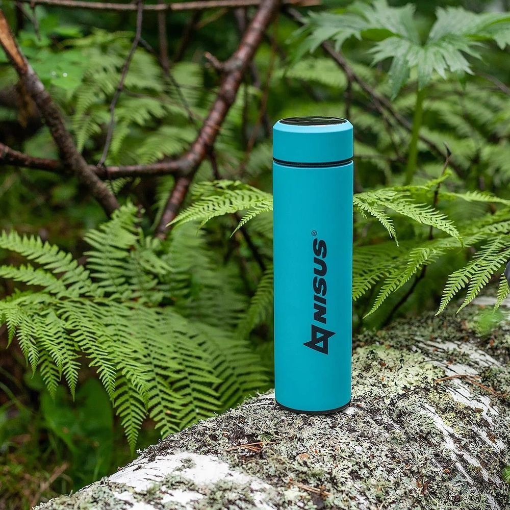 Термос Nisus 049-B 450ML с термодатчиком черный (N.TM-049-B)