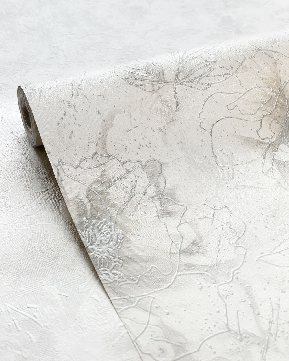 Флауверс - 12 (белая с перламутром)