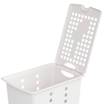 Корзина для белья 30л "Виолетта" (белый)