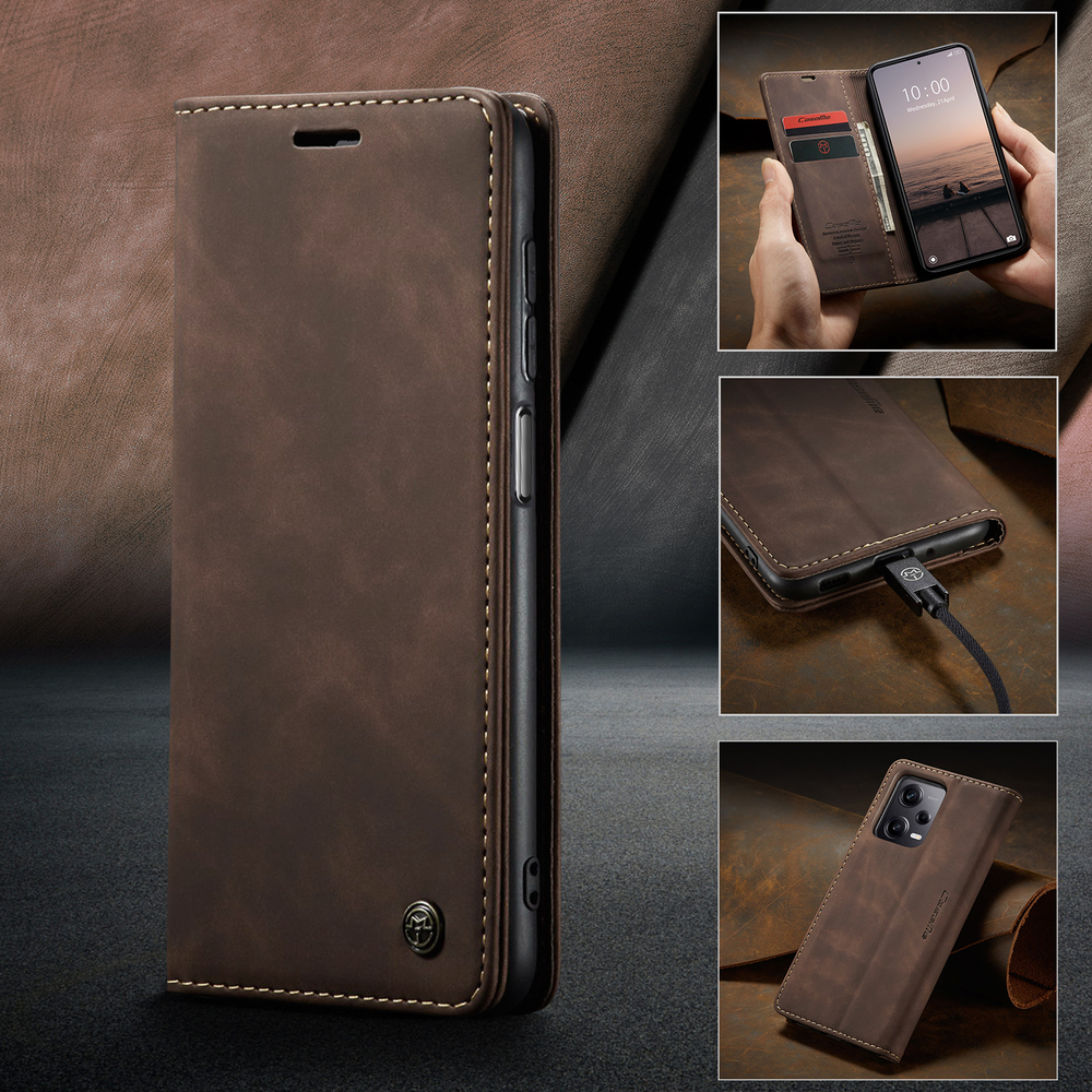 Чехол-книжка CaseMe Matte Poco X5 Pro 5G