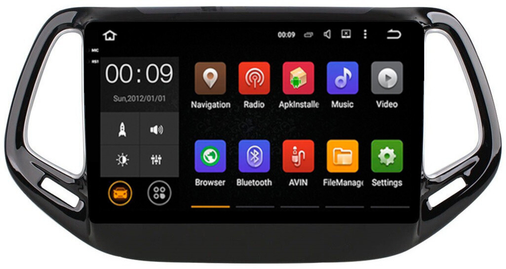 Магнитола для Jeep Compass 2016+ - AIROC 2K RX-2204 Android 13, QLed+2K,  ТОП процессор, 8/128, CarPlay, SIM-слот