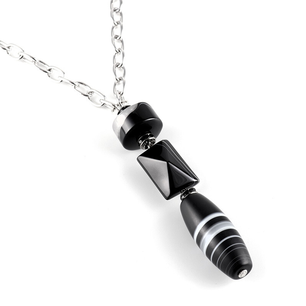 10118981 Колье Роман с камнем