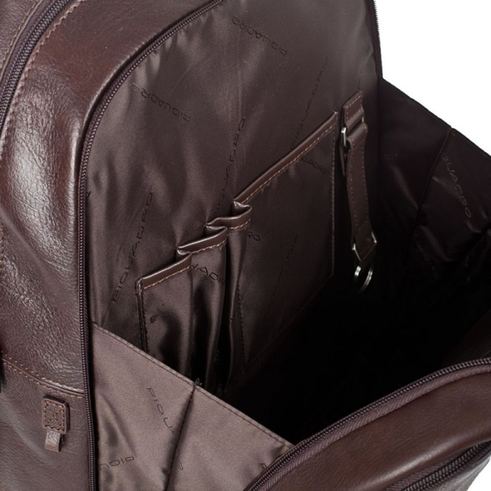 Рюкзак Piquadro Vibe темно-коричневый телячья кожа (CA1813VI/TM)