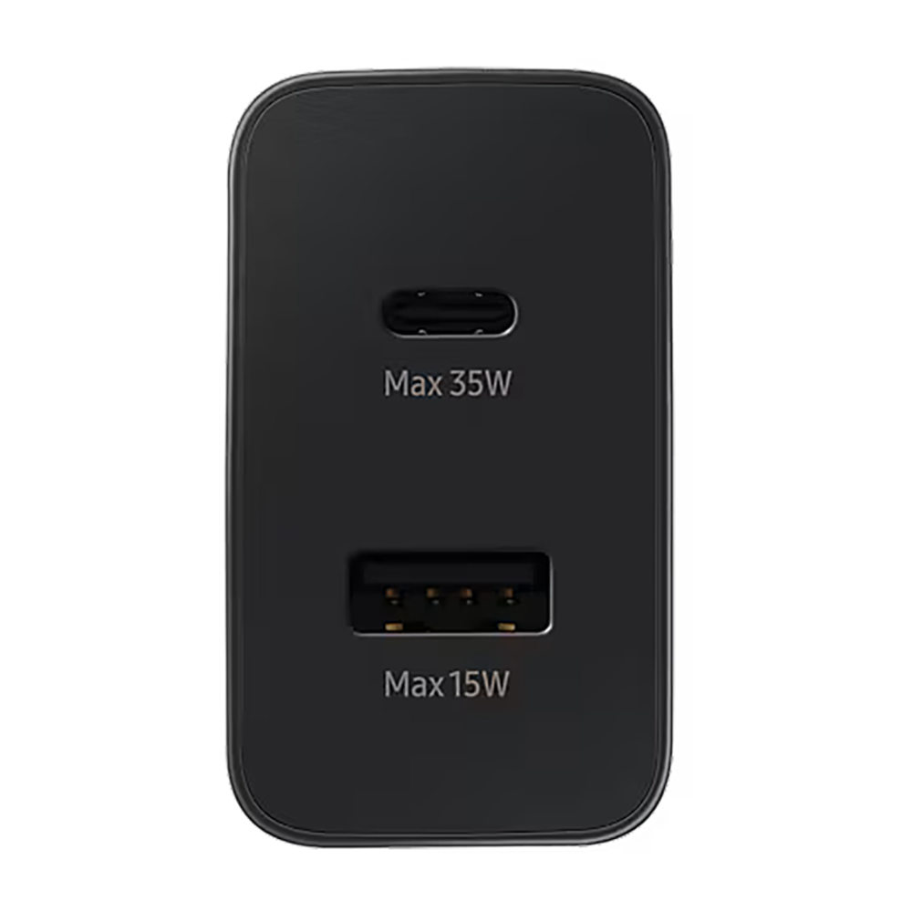 Сетевое зарядное устройство Samsung Duo мощностью 35 Вт (USB-C, USB-A) (EP-TA220)