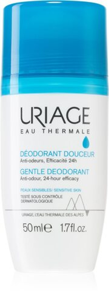 Uriage Hygiene Gentle Deodorant - мягкий роликовый дезодорант без алюминия /   50  ml  / GTIN 3661434002687