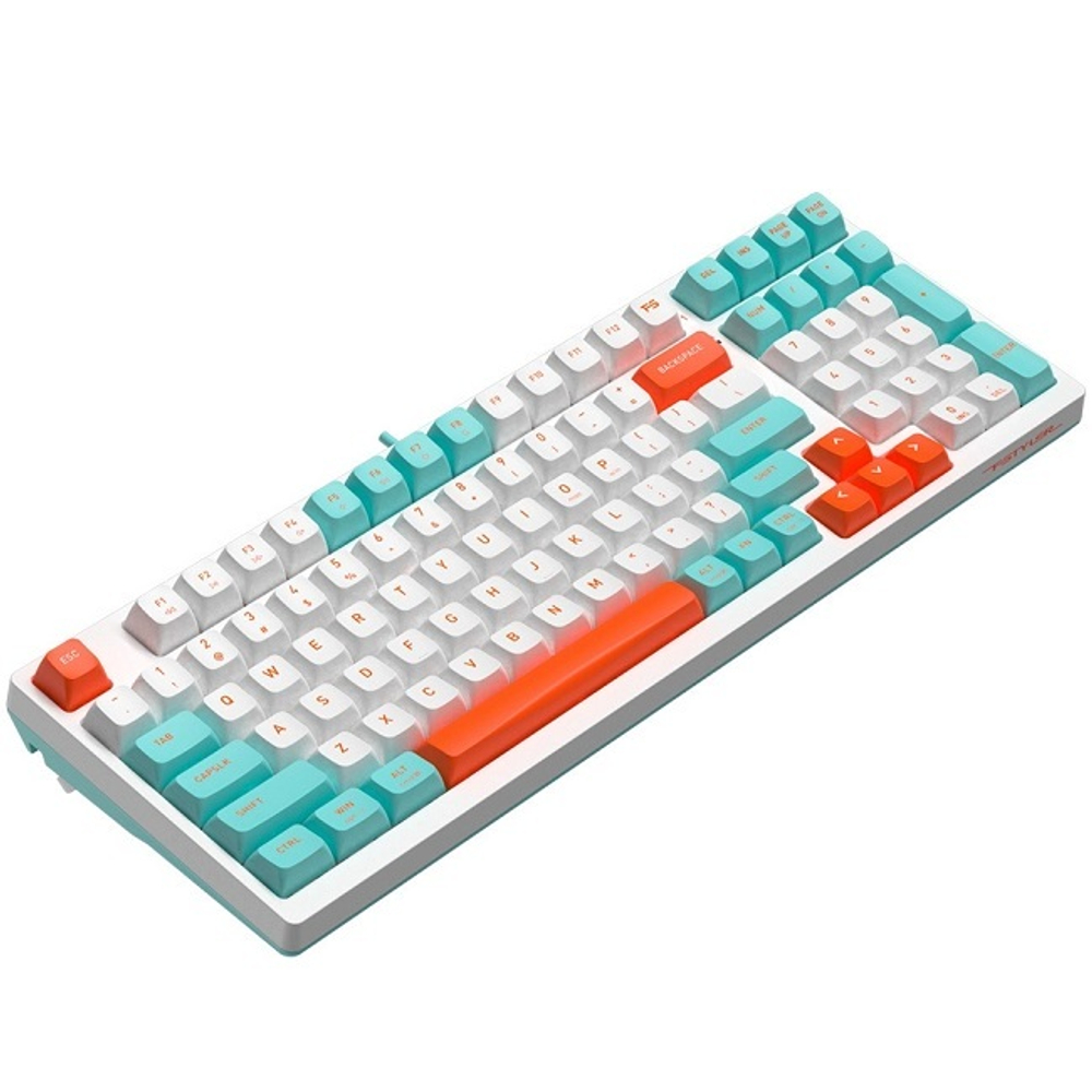 Клавиатура A4TECH Fstyler FS300, механическая, белый (FS300 PANDA SNORKLENING)